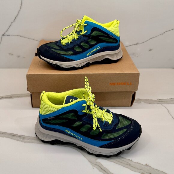 Kids Moab Speed Mid Water-Resistant Hybrid Sneakers, Size 2 - Picture 1 of 7